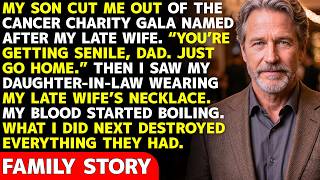 My Son Cut Me Out Of My Late Wife’s Charity Gala — What I Did Next Destroyed Him.