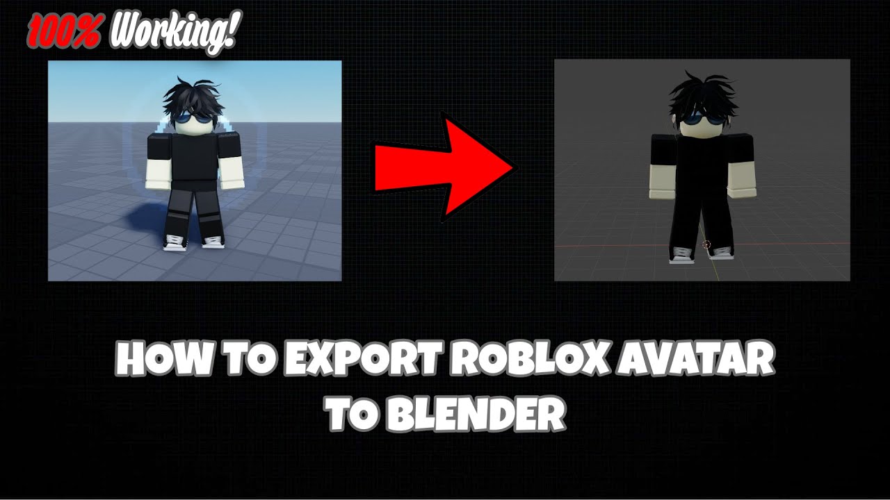 Guide How to Export Roblox Avatar for 3D Creation