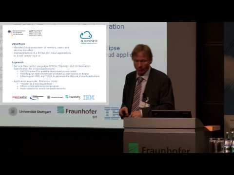 Cloud for Europe, session 3 -- Dr. Andreas Goerdeler (Germany, Federal Ministry)