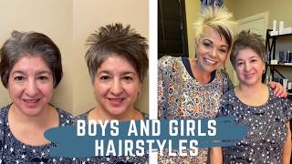 Bob Short Haircut to a Short Pixie Hairstyle | Youtube Guest From Evanston, WY