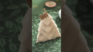 4 elegant napkin folding techniques - DIY by Søstrene Grene