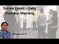 Scrum event  daily standup meeting