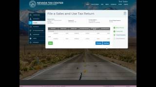 File Sales and Use Tax return Online - Nevada Tax