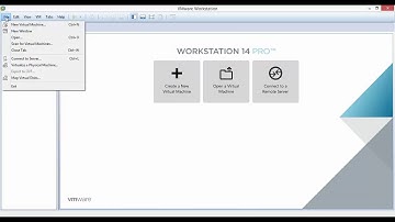 Create a virtual Machine on VMWare Workstation 14 Pro