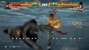 Tekken 7: Law CH WS4 DSS 3+4 combo