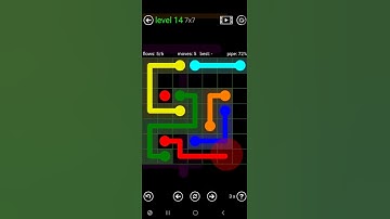 How To Solve Flow Free Green Pack Level 14 7x7 Board Medium Walk Through Solution Walkthrough
