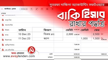 বাকি হিসাব রাখার পদ্ধতি | অভয় লেনদেন অ্যাকাউন্টিং সফটওয়্যার