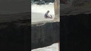 Drunk Guy at Pondy Beach