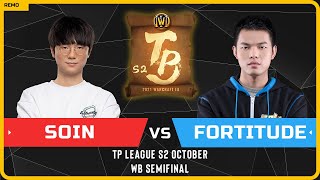 WC3 - [ORC] Soin vs Fortitude [HU] - WB Semifinal - TP League S2 Monthly 2