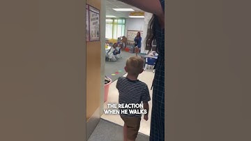 Thumbnail of These students reactions to their old friend returning ❤️
