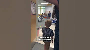 These students reactions to their old friend returning ❤️