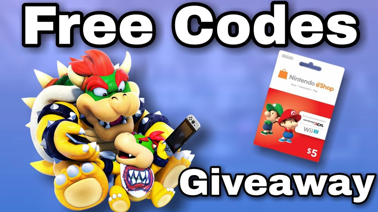FREE NINTENDO CODE GIVEAWAY YouTube