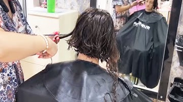 SHORT BOB HAIRCUT - HOTTEST EYE CATCHING CUT | LONG TO SHORT