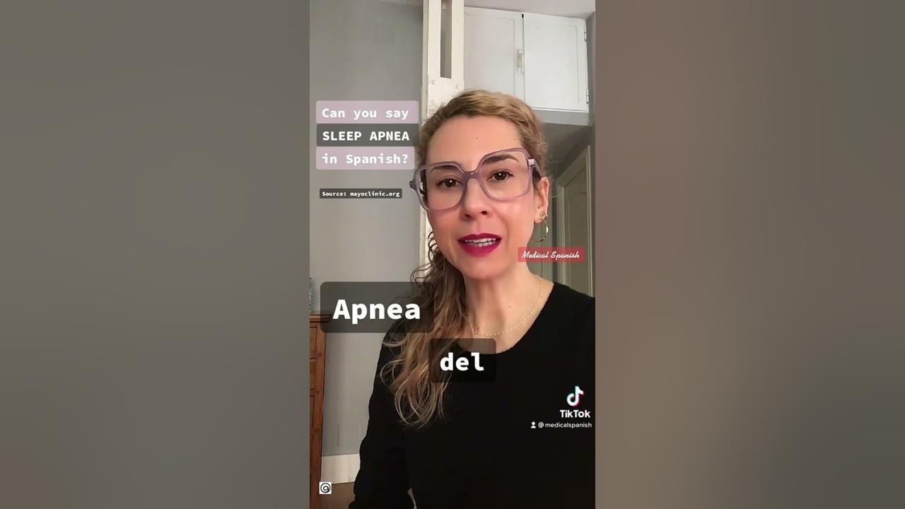 how-to-say-sleep-apnea-in-spanish-youtube