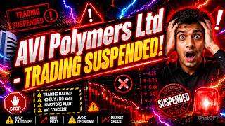 AVI Polymers Ltd Trading Suspended! #youtubevideos #viralvideos #stockmarket #trading #viral