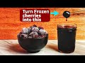 Turn Frozen Cherries into Maraschino cherries