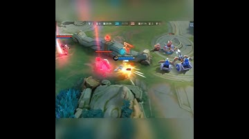 TIGREAL with damage is unstoppable #mobilelegends #tigreal #mlbb #gameplayshorts