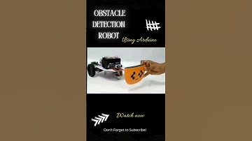 OBSTACLE DETECTION ROBOT/Using Arduino #shorts #experiment