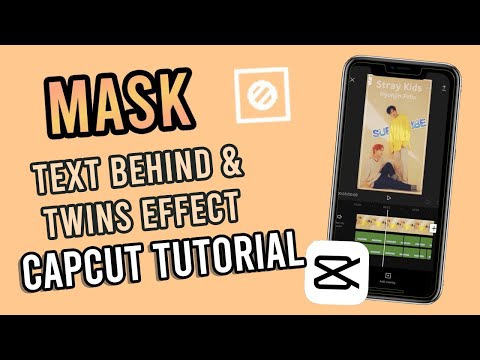 Capcut 101: How to use Mask function on CapCut | Text Behind | Twins Effect