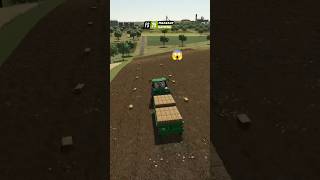 🚜 Easy Small Bale Loading with an Autoload Trailer! 🌾 | FS25 #Shorts