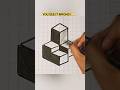 99% People See This WRONG 😳 | 3D Cube Illusion #shorts