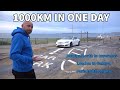 Tesla Model S Long Range 600 miles in a day road trip - real world driving test worst case scenario.