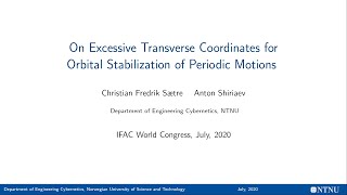 On Excessive Transverse Coordinates for Orbital Stabilization of Periodic Motions (IFAC WC 2020)