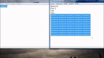Notepad tricks -How to make a fake virus MATRIX