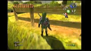 Twilight Princess - Gorge Skip (Rupee Roll and sidehop method)