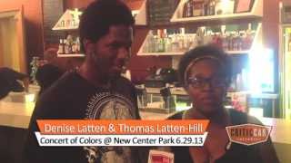 CriticCar Detroit: Denise Latten & Thomas Latten-Hill @ Concert of Colors, New Center Park 6.29.13