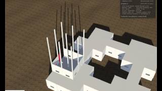 Modular Building System Realtime Strategy Example Scene (Unity3D)