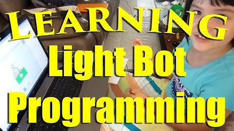 Learning: Light Bot Programming ~ A MyHappyStuff Project. From a kid
