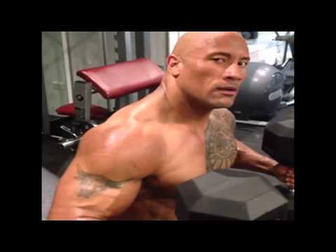 Dwayne The Rock Johnson workout 2013 (Part 1) #FOCUS