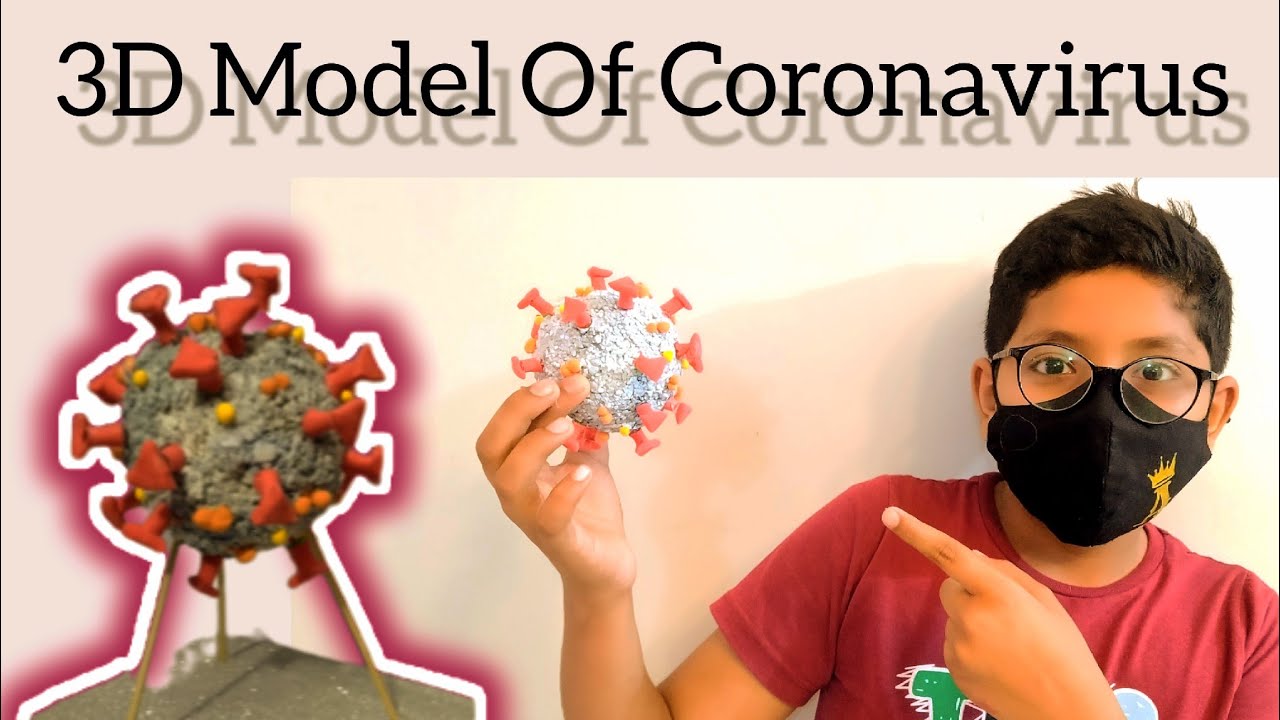 3D Model of Corona Virus | Corona Virus Model |3D Crafts @Aayan Vlogger