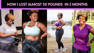 How I Lost Almost 30 Pounds in 2 Months | AlexandriaWill