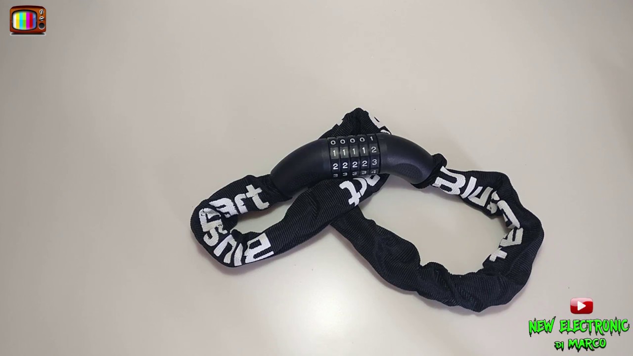 Blusmart catena antifurto TUTORIAL CAMBIO CODICE SBLOCCO