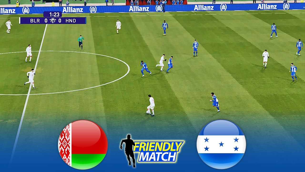 PES 2017 | BELARUS vs HONDURAS | International Football Friendly Match 2021 | Gameplay (PC/HD)