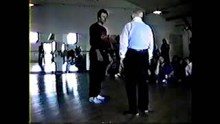 Master T.T. Liang demonstrating various knock downs, chin-na, and pushing hands techniques.