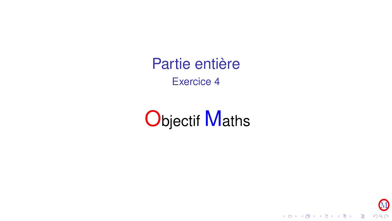 Partie Enti re Exercice 4 YouTube Partie enti re exercice 4 youtube