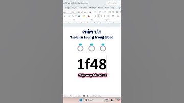 Phím Tắt Tạo Cái Nhẫn Kim Cương Trong Word #freefire #excel #kienthuc #shorts #shortvideo #short #yt