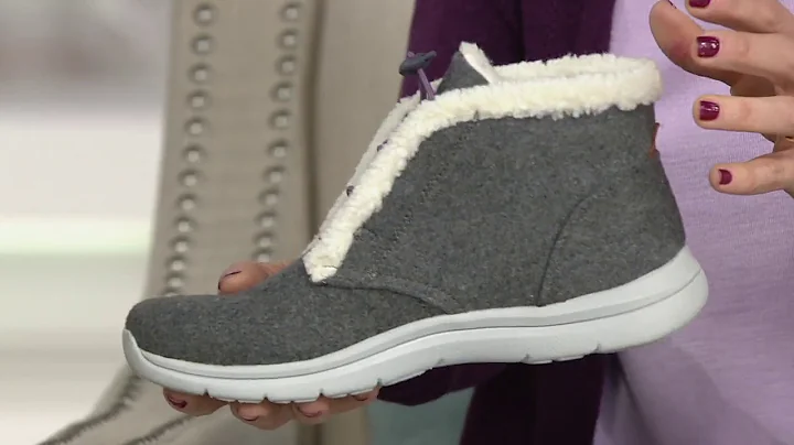 Ryka Felted Faux Shearling Bungee Boots - Everest on QVC