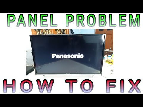 PANASONIC 32 LED TV PANEL PROBLEM CKV SIGNAL MISSING NO DISPLAY HOW TO REPAIR
