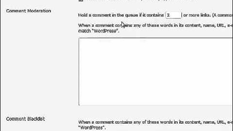 WebCraft - Wordpress Tutorial - Part 19 of 23: Settings - Discussion