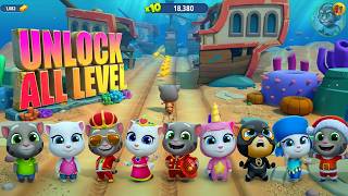 Talking Tom Gold Run All Characters & Levels Race Challenge 🏆 screenshot 2