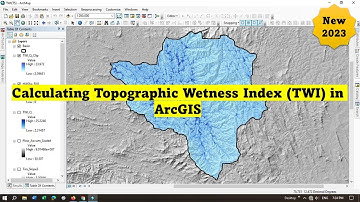 Calculating Topographic Wetness Index in ArcGIS | 2023
