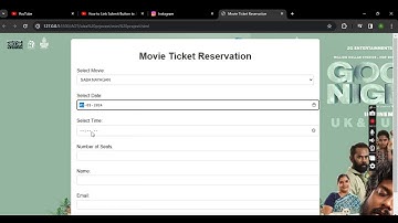 Movie Ticket Reservation website using #css #php #html , full video will be uploaded in coming days