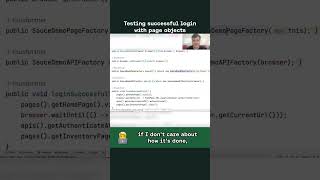 Testing Successful Login With Page Objects screenshot 5