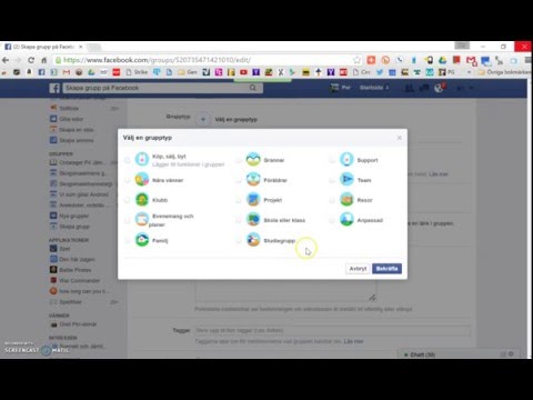 Hur skapa grupp på Facebook samt hur man får ett anpassat namn i URL-strängen