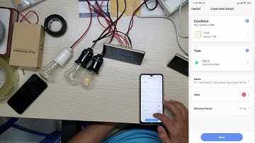 Cách gán kịch bản tự động vào công tắc thông minh Tuya