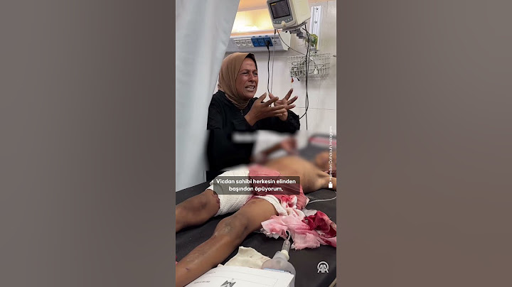 Gazze'deki Filistinli kadın, yaralı çocuğu için sınır kapılarının açılmasını istiyor